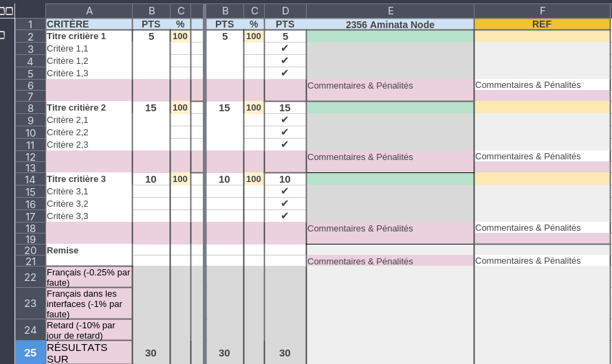 Feuille Correction